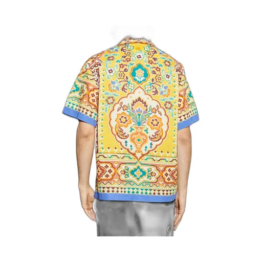 Etro Patterned Short-Sleeved Basket Shirt