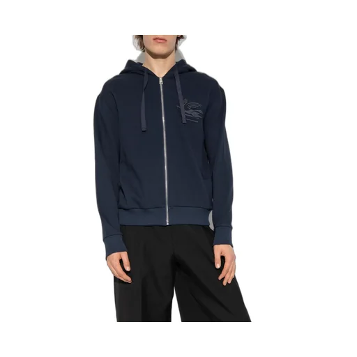 Etro Logo-Embroidered Zipped Drawstring Jacket