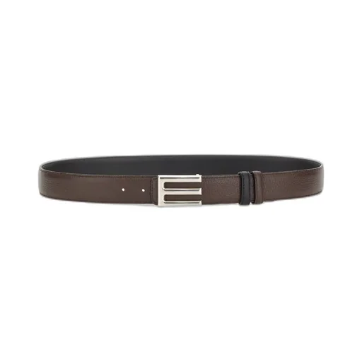 Etro Logo Plaque Reversible Belt