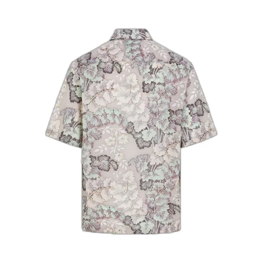 Etro Floral Printed Short Sleeved Shirt