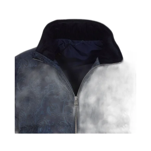 Etro Paisley-Printed Zip-Up Padded Jacket