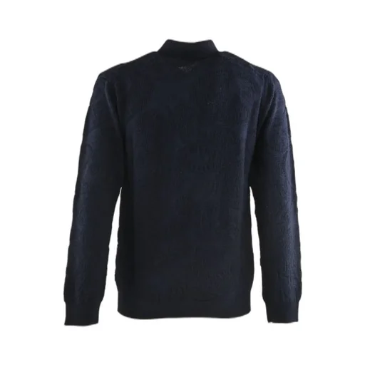 Etro Long Sleeved Knitted Polo Shirt