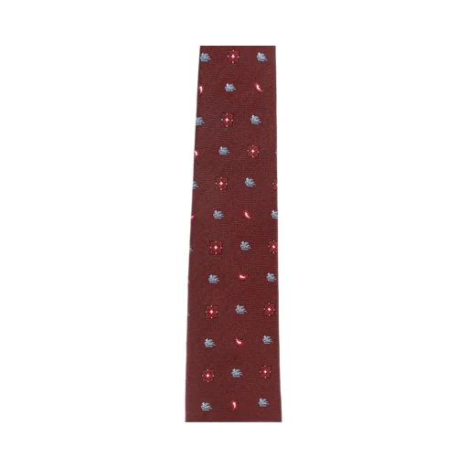 Etro Paisley Satin Jacquard Tie