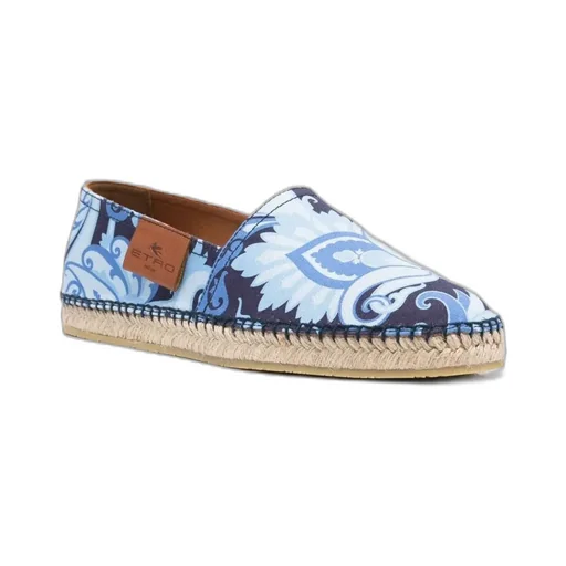 Etro Paisley-Printed Slip-On Espadrilles