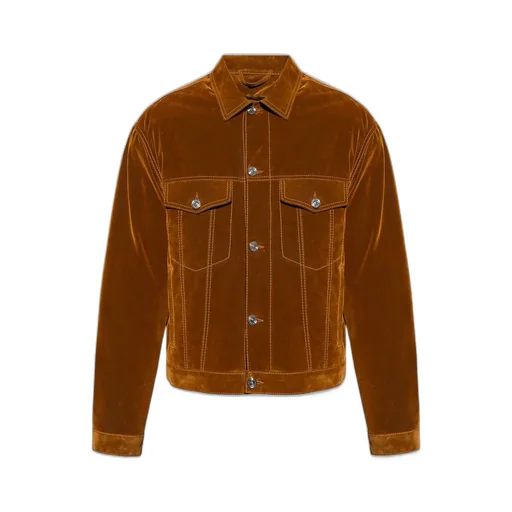 Etro Logo-Embroidered Buttoned Velvet Jacket
