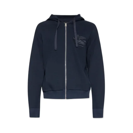 Etro Logo-Embroidered Zipped Drawstring Jacket