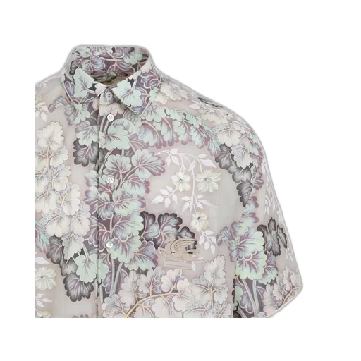 Etro Floral Printed Short Sleeved Shirt