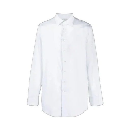 Etro Button-Up Curved Hem Shirt