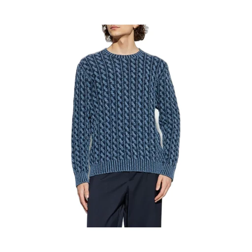 Etro Cable Knitted Crewneck Jumper