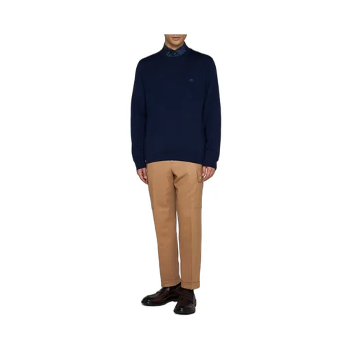 Etro Logo-Embroidered Crewneck Knitted Jumper