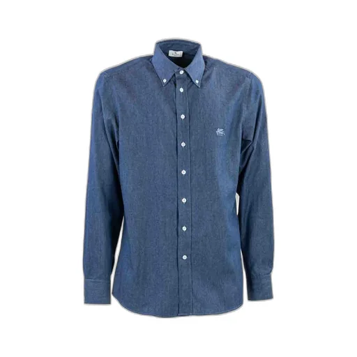 Etro Long-Sleeved Button-Up Shirt