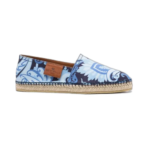 Etro Paisley-Printed Slip-On Espadrilles