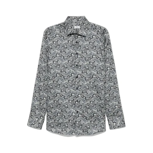 Etro Paisley-Printed Long Sleeved Shirt