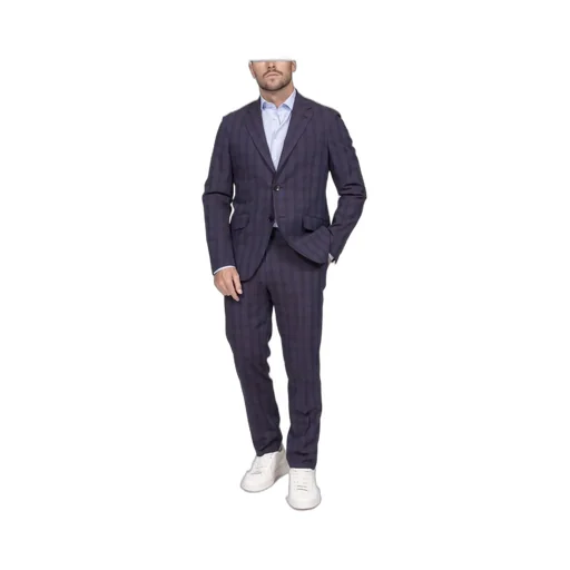 Etro Single-Breasted Checked Tailored Suit