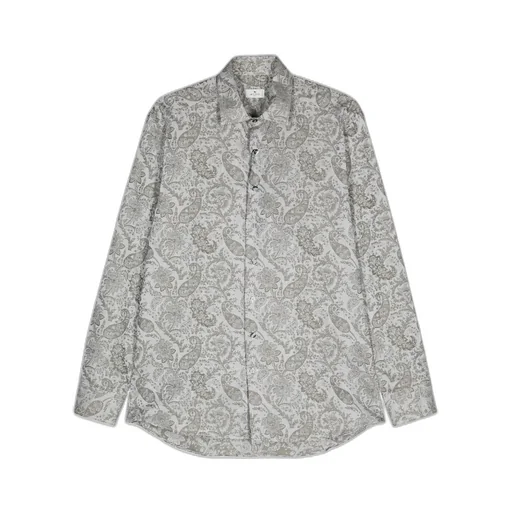 Etro Paisley-Printed Long-Sleeved Shirt