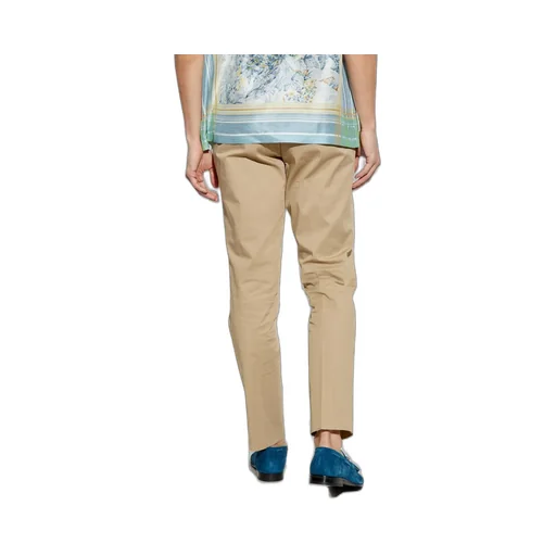 Etro Pressed Crease Pleated Trousers