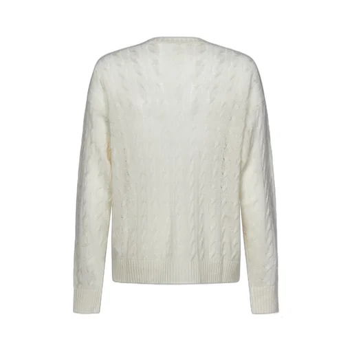 Etro Logo Embroidered Cable-Knitted Crewneck Jumper