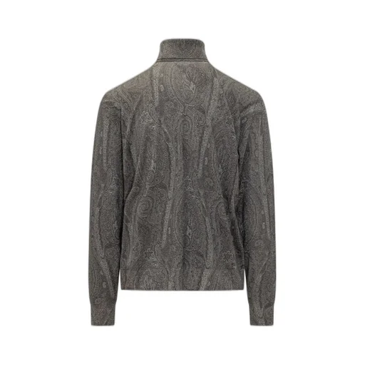Etro Paisley Jacquard Turtleneck Jumper