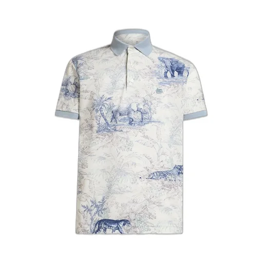 Etro Safari Printed Polo Shirt