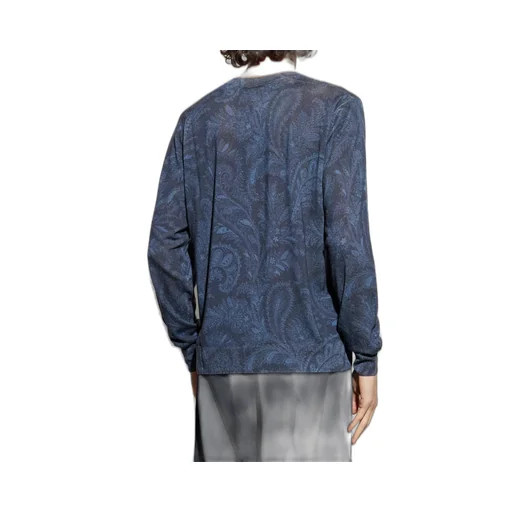 Etro Patterned Crewneck Knitted Jumper