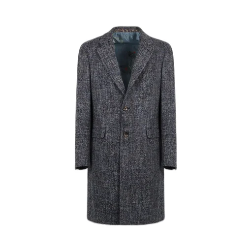 Etro Single-Breasted Straight Hem Coat