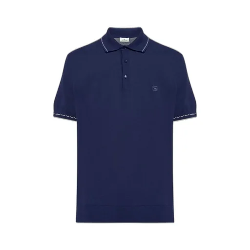 Tro Pegaso Embroidered Knitted Polo Shirt