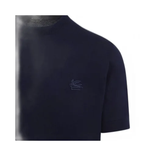 Etro Logo Embroidered Knitted T-Shirt