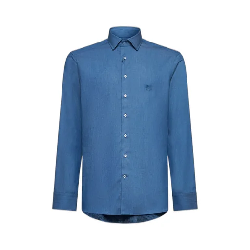 Etro Pegaso Embroidered Long Sleeved Shirt