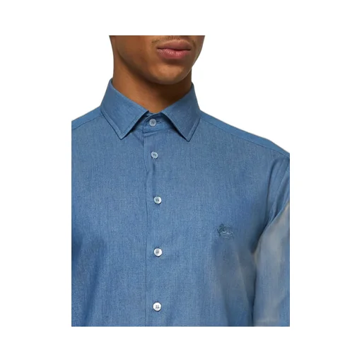 Etro Pegaso Embroidered Long Sleeved Shirt