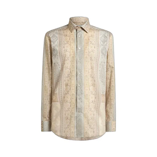 Etro Long-Sleeevd Paisley Printed Shirt