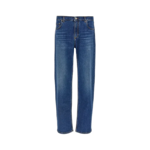 Etro Pegaso Embroidered Straight Leg Jeans