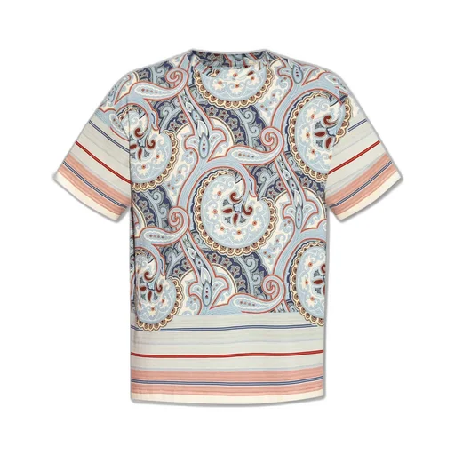 Etro Paisley Striped T-Shirt