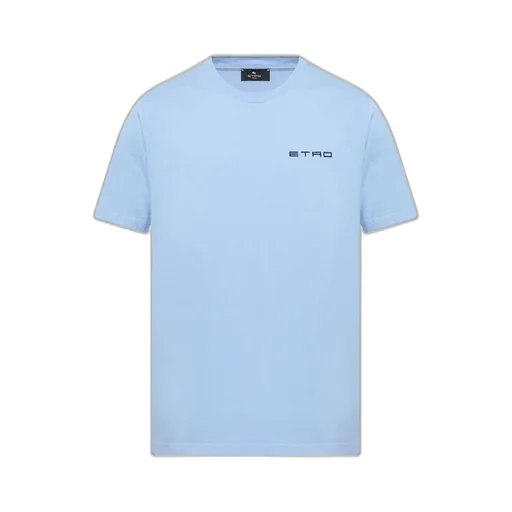 Etro Logo Embroidered Crewneck T-Shirt