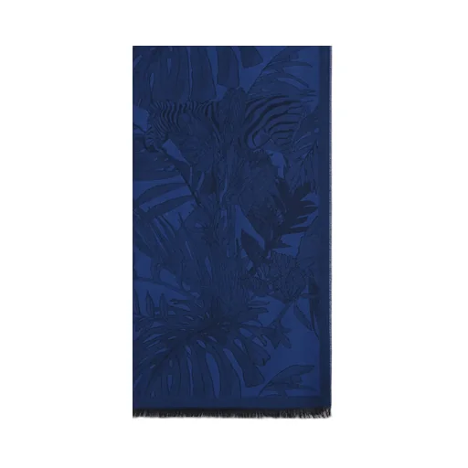 Etro Motif Printed Frayed Edge Scarf