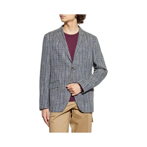 Etro Open Lapels Single-Breasted Blazer