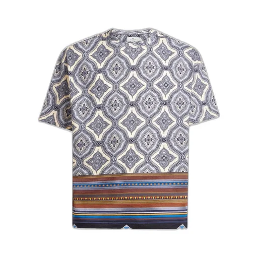 Etro Paisley Printed Crewneck T-Shirt