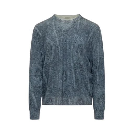 Etro Paisley Printed Crewneck Jumper