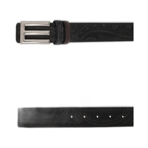 Etro Paisley Printed Buckled Belt