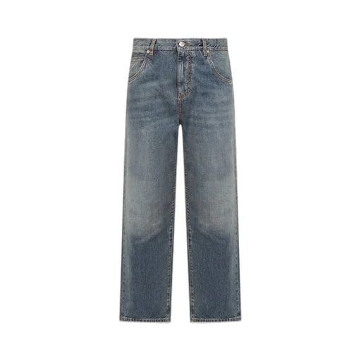 Etro Pegaso Embroidered Wide-Leg Jeans