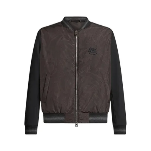 Etro Logo-Embroidered Zipped Bomber Jacket