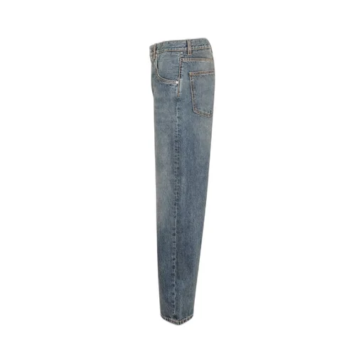 Etro Pegaso Embroidered Wide-Leg Jeans
