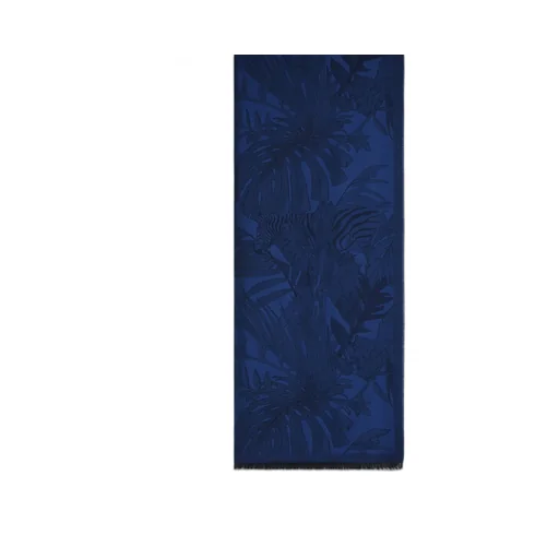 Etro Motif Printed Frayed Edge Scarf