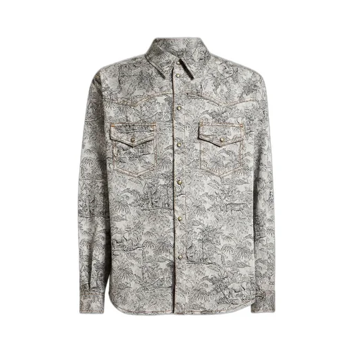 Etro Long-Sleeved Denim Overshirt