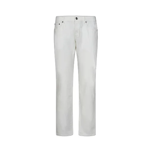 Etro Logo Patch Straight Leg Jeans