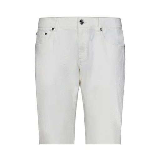 Etro Logo Patch Straight Leg Jeans