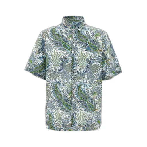 Etro Paisley Printed Short Sleeved Shirt