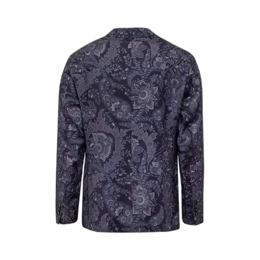 Etro Paisley Printed Single Breasted Blazer