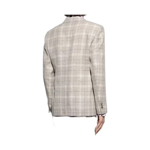 Etro Double-Breasted Checked Blazer