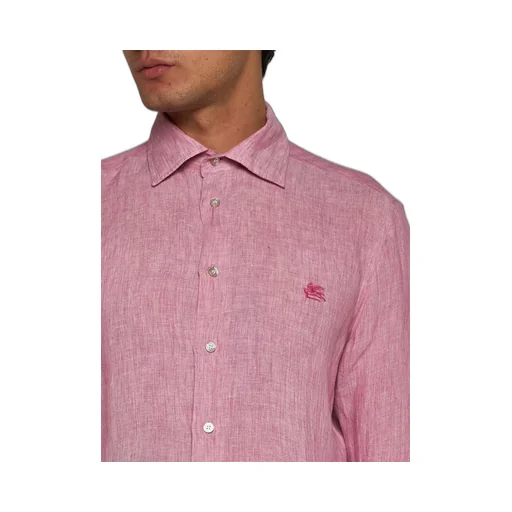 Etro Pegaso Embroidered Long-Sleeved Shirt