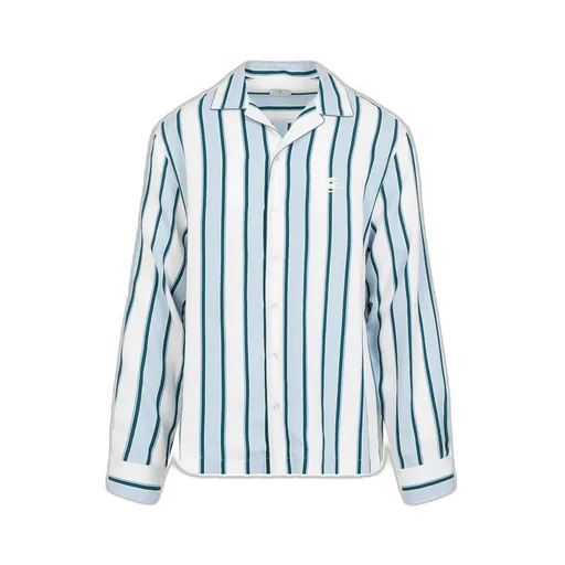 Etro Logo Embroidered Striped Shirt